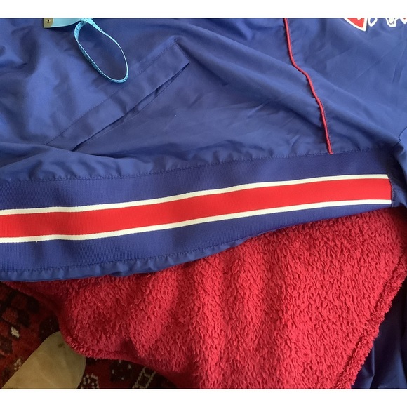 MLB Chicago Cubs Majestic 1/4 Zip Pullover Jacket- XL - Picture 5 of 5